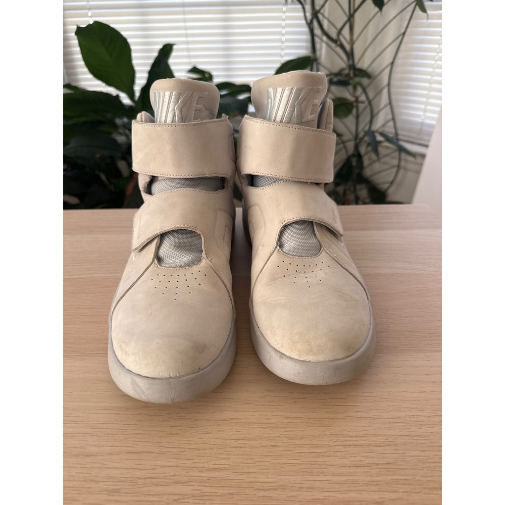 Nike Marxman PRM Basketball Shoes Platinum 832766-001 Size 8.5